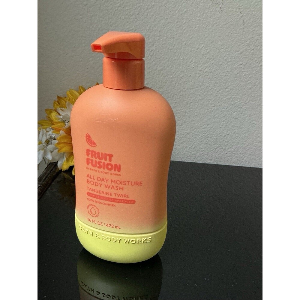 Fruit Fusion By Bath & Body Works Tangerine Twirl Body Wash 16oz New